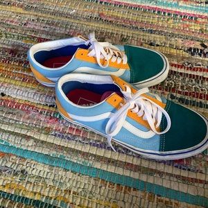 Color block vans
